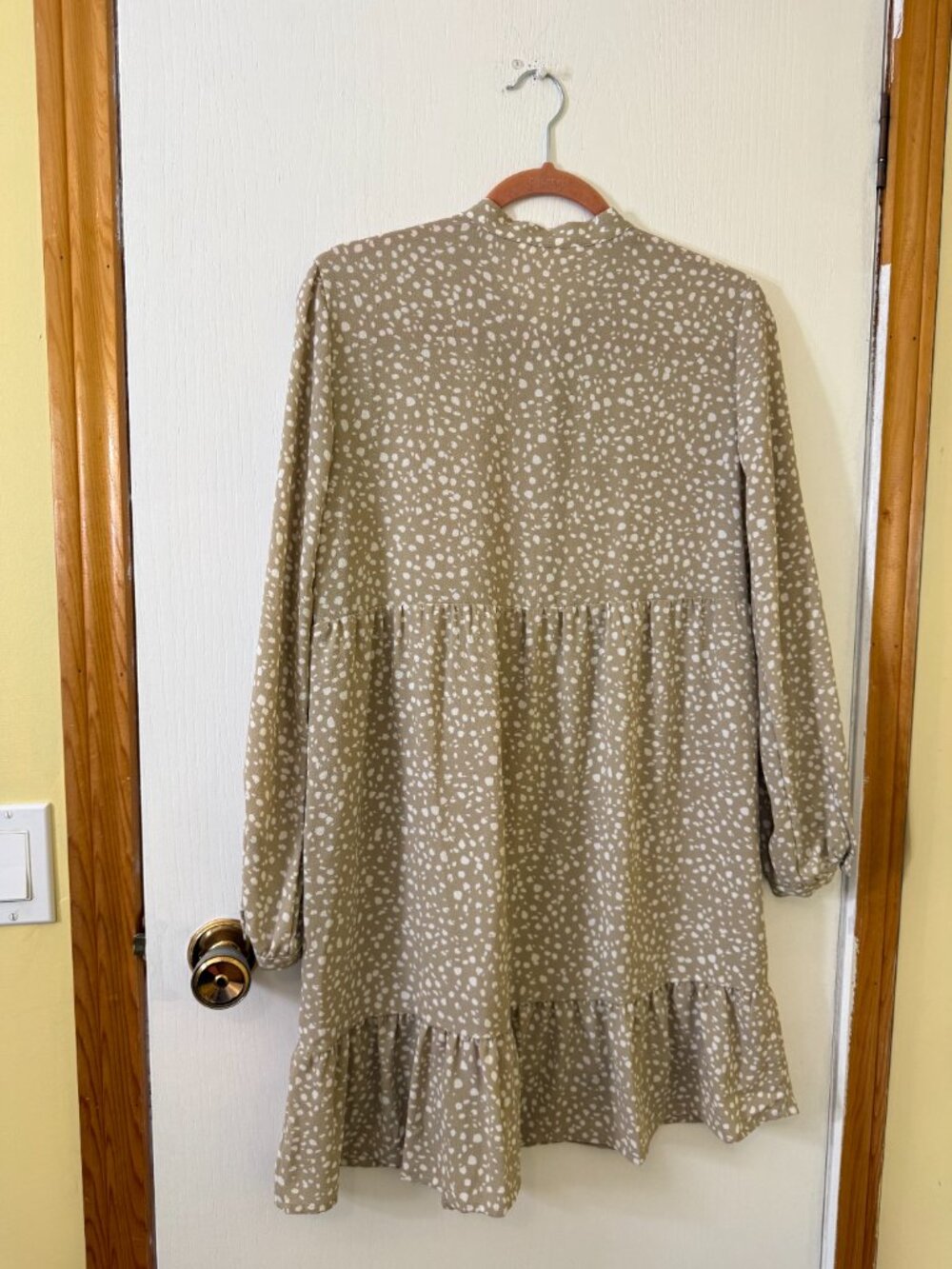 🪩 2/20 Joe Fresh Spotted Tiered Babydoll Dress Size XS/TP - Picture 4 of 4